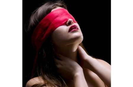 Blindfolded femdom