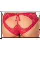 culotte/string rouge fendue (envois)