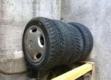 4 pneus hivers sur roues acier 165 70 R 13 Alpin 3