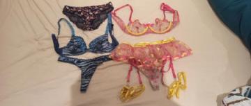 Lingerie port�e au choix