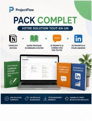 PeojectFlow-Pack Complet 4 Produits