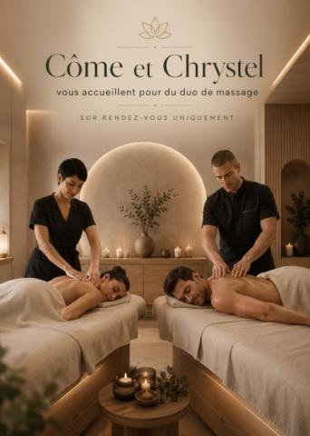 Duo H/F masseurs pour massages pour couples