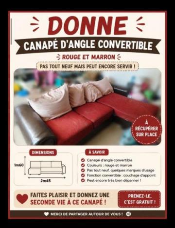 Donne canap� convertible