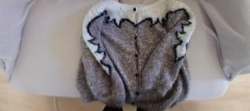 jouer avec mon cardigan mohair pour femmes
