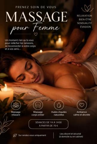 Massage doux pour femme