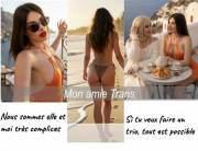 Belle Transgenre d'�ge mur