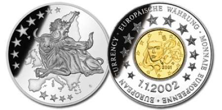 PIECE FRAPPE  Europe  1 cent inlay 