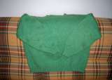 Pull-over en grosse laine, vert anis